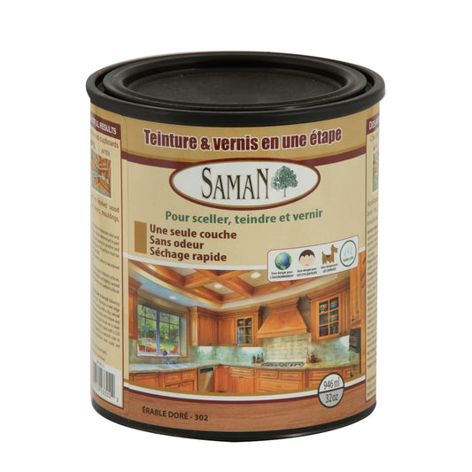 SamaN One Step Wood Stain and Varnish