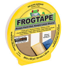 FrogTape® Delicate Surface Painting Tape - Yellow