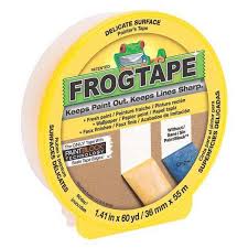 FrogTape® Delicate Surface Painting Tape - Yellow