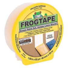 FrogTape® Delicate Surface Painting Tape - Yellow