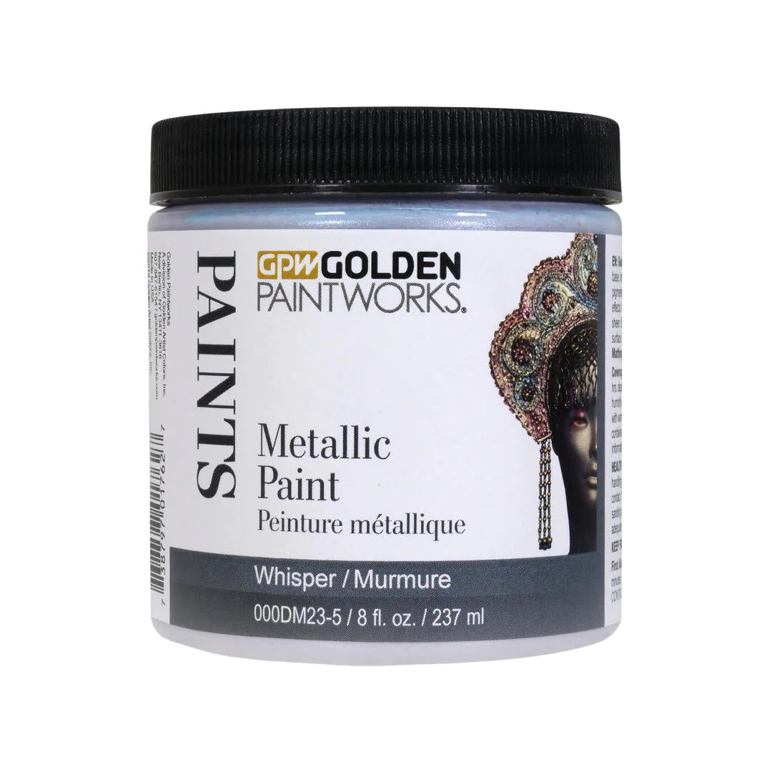 Golden Paintworks Metallic Paint 8oz Whisper